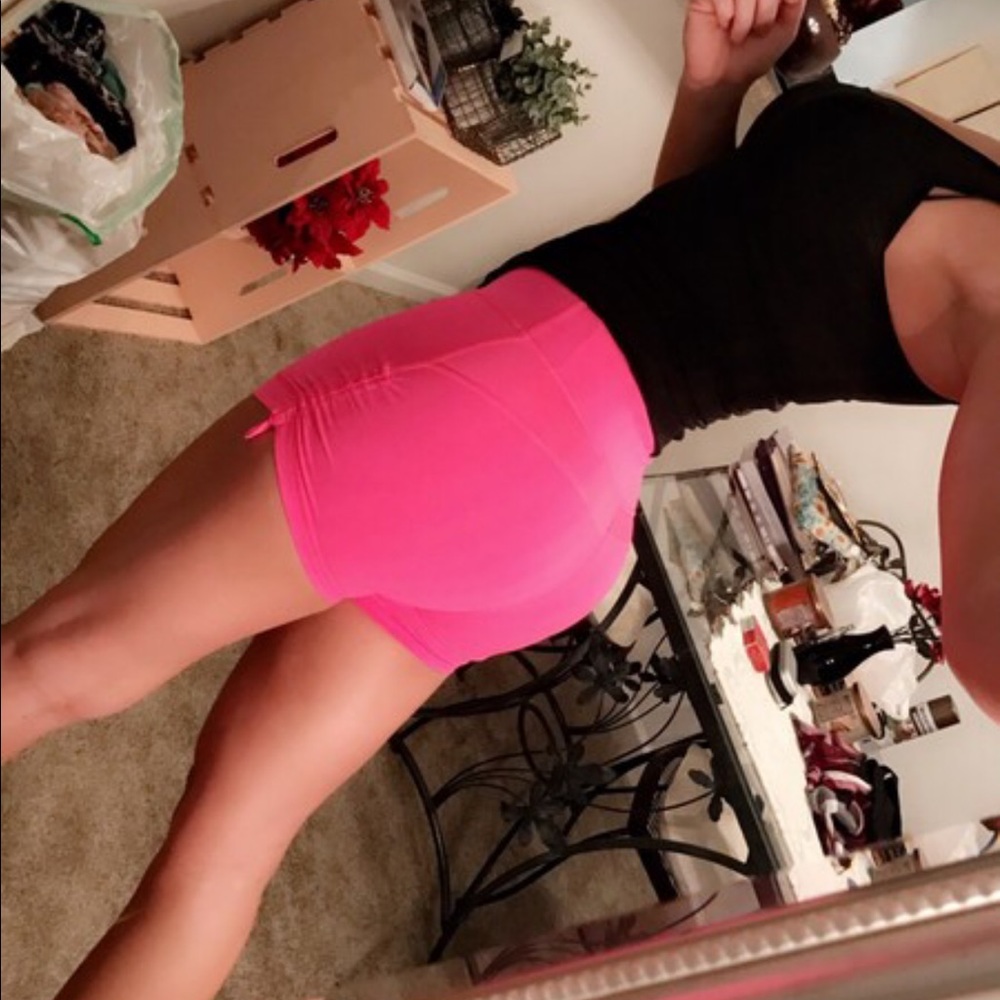 Xs Victoria's Secret hot pink shorts